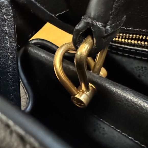 Mulberry rare Islington satchel shoulder bag silky black leather NWT - Picture 10 of 13